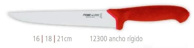 Cuchillo Giesser antibacteriano deshuesador ancho rígido 18 cm, mango negro