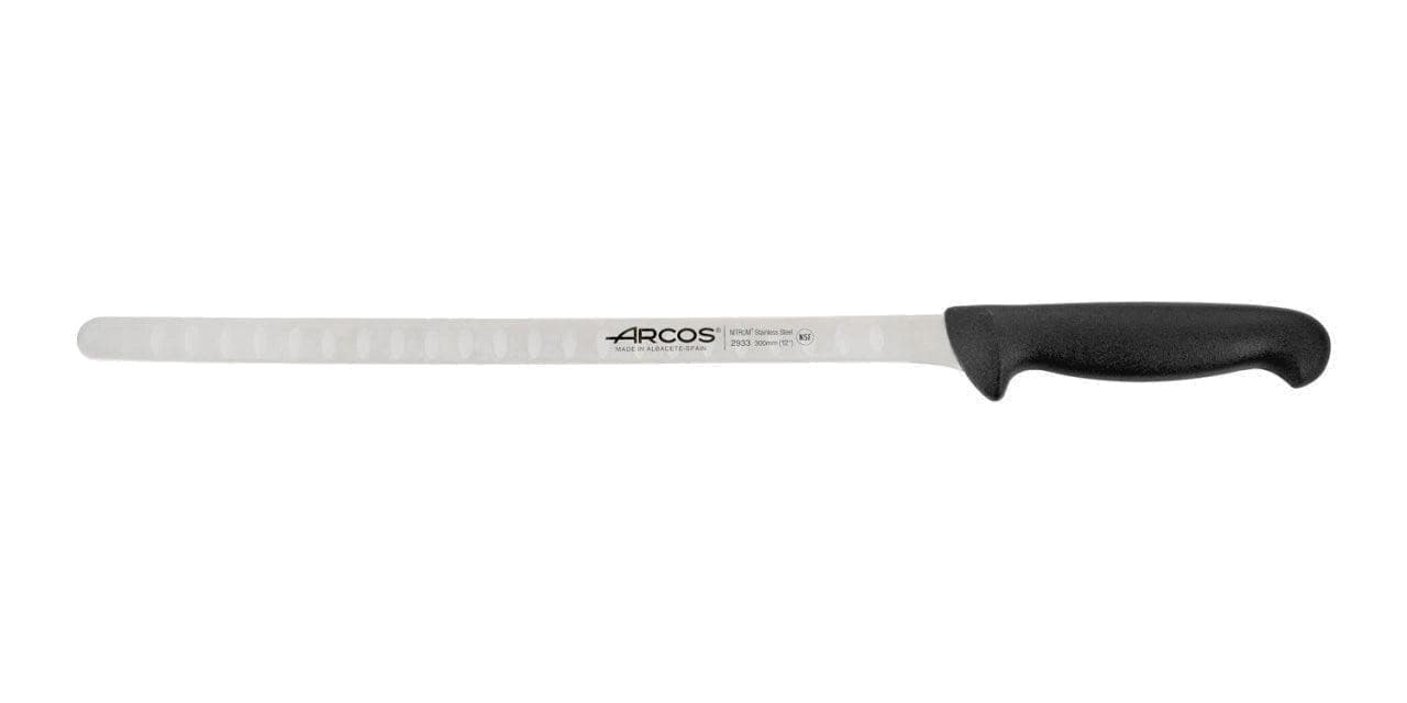 Cuchillo salmonero 300 mm, mango negro