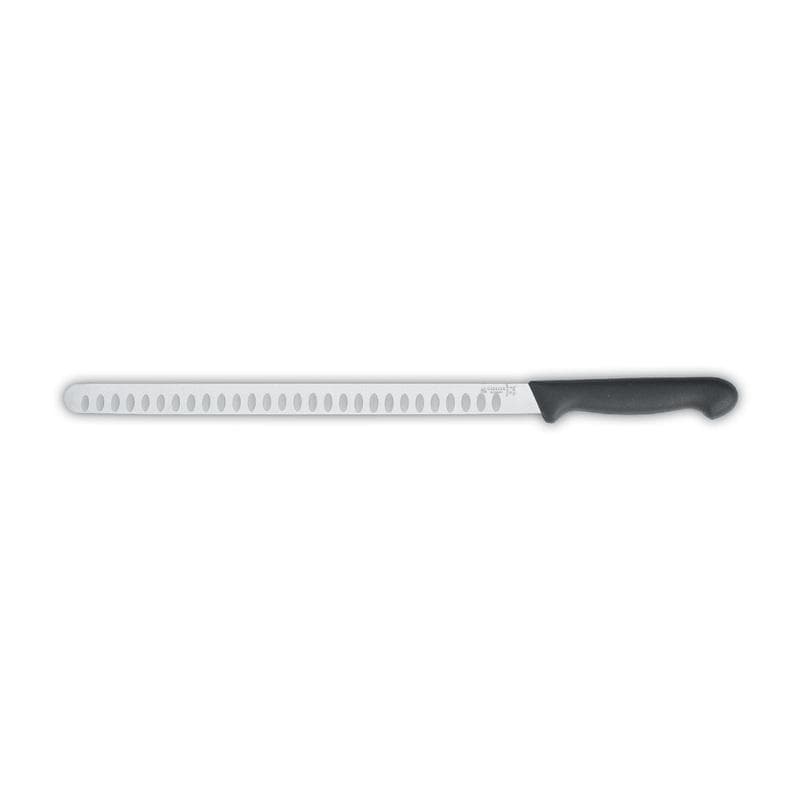 Cuchillo Giesser jamonero alvéolos 31 cm, mango negro